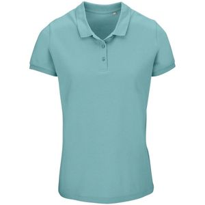 SOLS Dames/Dames Planet Piqué Biologisch Poloshirt (Zwembad Blauw)
