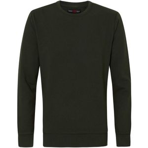 Petrol Industries - Heren Essential Crewneck Sweat - Groen - Maat S