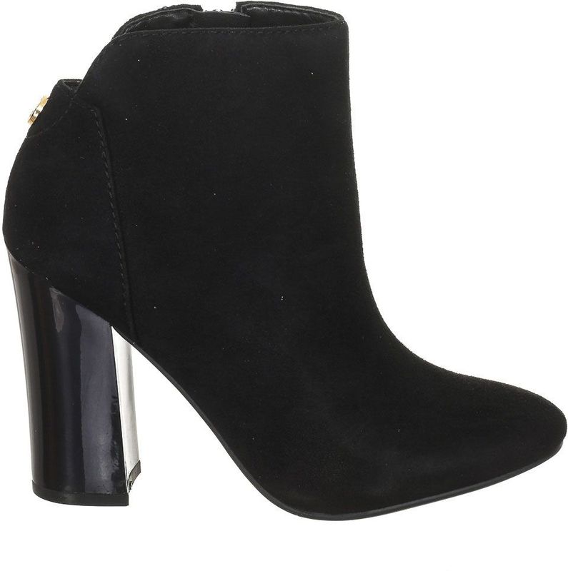 Guess - Enkellaarsjes - Zwart - Leer