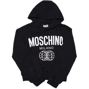 Girl's Moschino Milano Hoody In Black - Maat 14J / 164cm