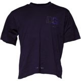 Dolce & Gabbana - DG Logo - T-shirt - Paars - Korte Mouwen