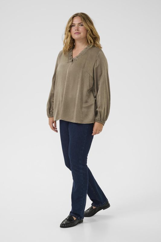 Blouse met lange mouwen KCmilia Blouse met lange mouwen Regular fit brown
