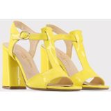 Made in Italia - Arianna Sandalen - Geel - Leer