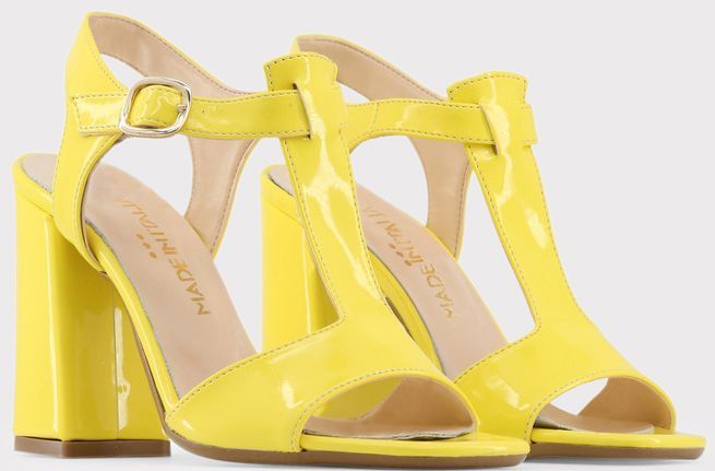 Made in Italia - Arianna Sandalen - Geel - Leer