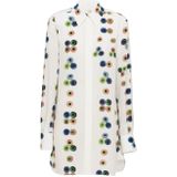 Chloé - Zijden Jurk - Wit - Lange Mouwen