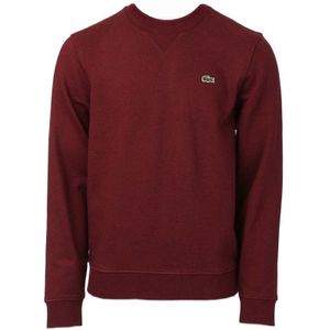 Men's Lacoste SPORT Cotton Blend Fleece Sweatshirt In Wine - Maat XS