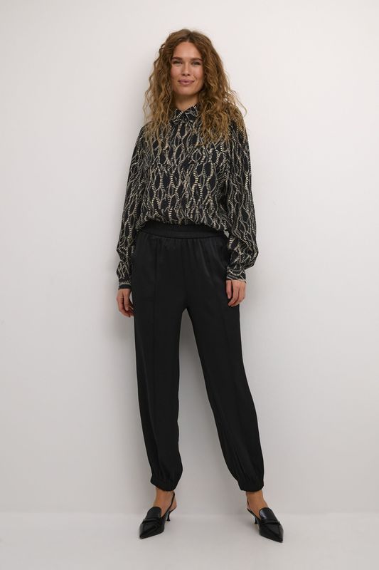 Casual Broek - Loose Fit - Zwart