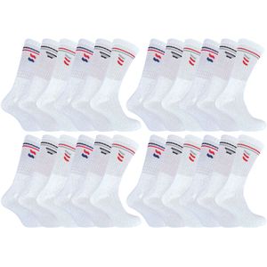 24 Pairs Multipack Heren Klassieke Sport Ademend Sokken