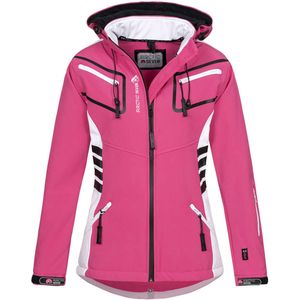 Arctic Seven - Dames Softshell Jas - Roze-Wit