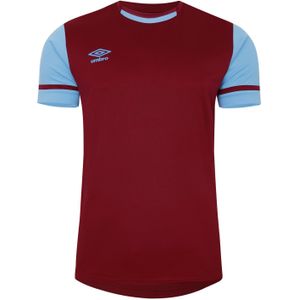 Umbro Heren Cavelle Jersey T-Shirt (Nieuw bordeaux/blauw)