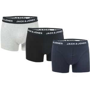 Jack Jones Anthony 3-pack herenboxershorts in marineblauw