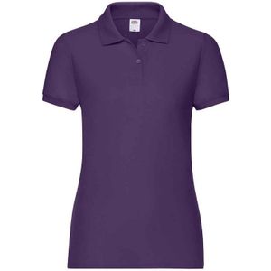 Fruit of the Loom Dames/dames Dame Fit Piqué Polo Shirt (Paars)