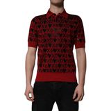 Dolce & Gabbana, Heren, Tops, Rood, Maat: S Katoen,