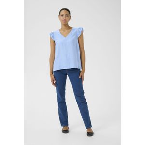 Mouwloos shirt Regular fit Soft Chambray CC light blue