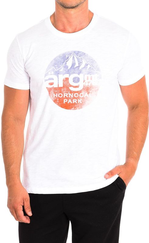 La Martina - Korte Mouwen T-shirt - Wit - 100% Katoen