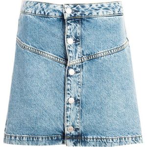 Calvin Klein Rok High Rise Vrouw Blauw - Maat 30 (Taille)