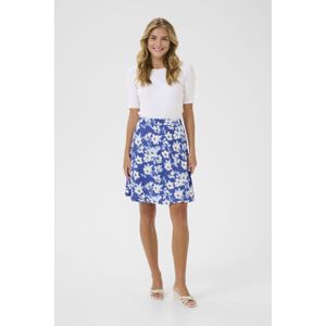 Rok Regular fit Blue/Chalk Flowers blue white