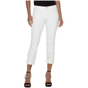 Charlie Crop Skinny W/brede Opgerolde Manchet Jeans - Maat 32 (Taille)