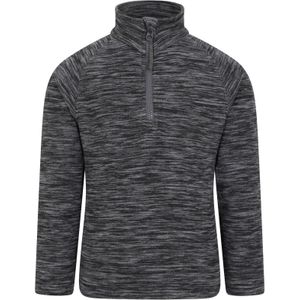 Mountain Warehouse Snowdonia Half Zip Fleece Top Kinderen/Kinderen (Grijs Alloy)