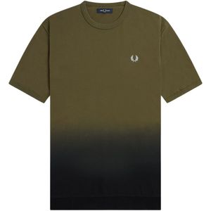 Fred Perry - Ombre - T-shirt - Donkergroen