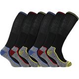 Heren Knie Hoge Bamboe Werksokken voor Stalen Neuzen Laarzen | Anti-Zweet Zware Kwaliteit