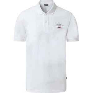 Napapijri ELBAS 4 Logo Wit Poloshirt - Maat L