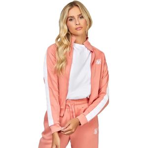 SikSilk Dames/Dames Tapered Track Top (Koraal)