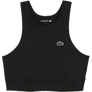Lacoste Dames/Dames Recycled Polyamide Sneldrogende Sportbeha (Zwart)
