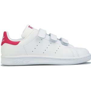 Girl's Adidas Originals Children Stan Smith Trainers In White Pink - Maat 18.5