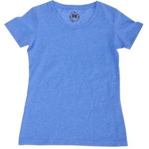 Russell Kinderen/Kinderen Korte mouwen V-Hals HD T-Shirt (Blauwe mergel)