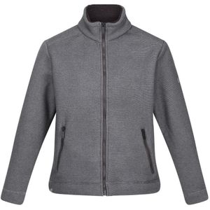 Regatta Heren Garrian II Full Zip Fleece Jacket (Stormgrijs/Zwart)