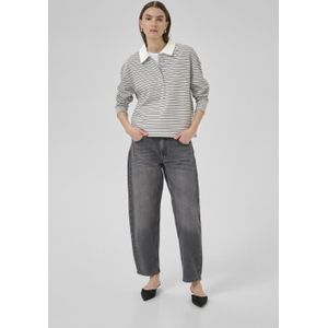 My Essential Wardrobe Shirt 'Klara'  smoky blue / nachtblauw / wit