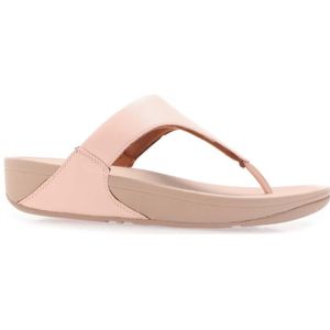 Women's Fit Flop Lulu Leather Toe Thong Sandals in Pink