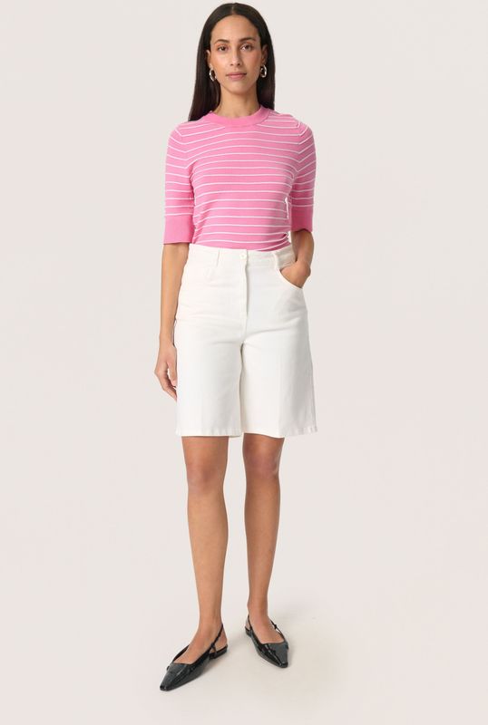 Pullover Regular fit pink white