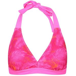 Regatta Dames/dames Flavia Palm Leaf Bikinitop (Fusion Roze) - Maat 36