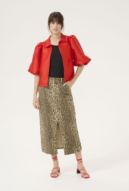 Rok Straight fit Leopard