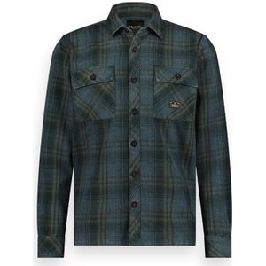 MEN PLAID OVERSHIRT - Overhemd - Maat L