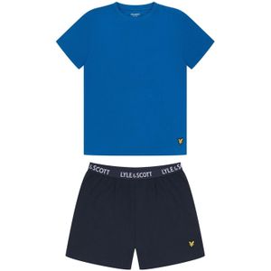 Lyle & Scott Jongens Korte Pyjama Set (Royal Blue/Navy)