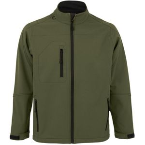 SOLS Heren Relax Soft Shell Jacket (ademend, Winddicht En Waterbestendig) (Donkergroen) - Maat S