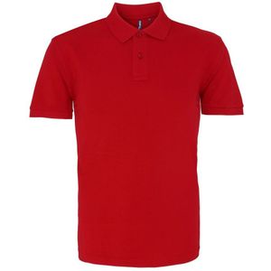 Asquith & Fox Heren Poloshirt Met Korte Mouwen (Kardinaal Rood) - Maat 3XL