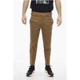 NATE - Skinny Fit Cargo-broek - Bruin - Stretchkatoen