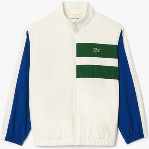Jongens Lacoste Juniors Sportsuit Zip-Up Track Jacket in crème