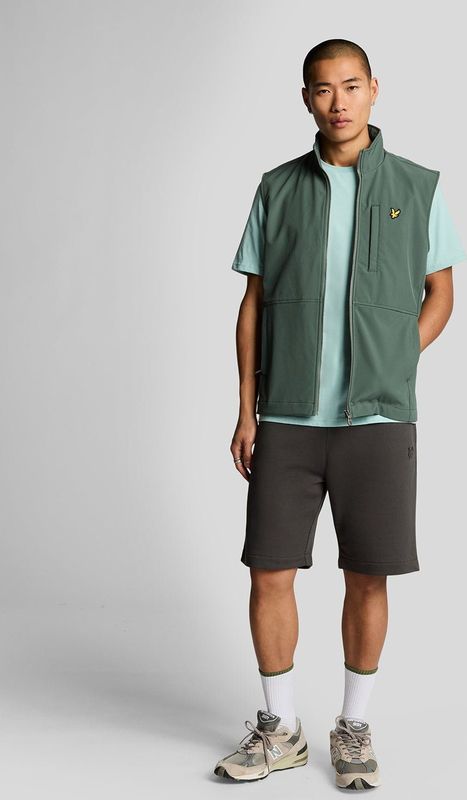 Lyle & Scott Superfine Katoenen Sweat Shorts - Grijs