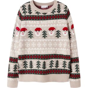 Gebreide Trui - Kerst - Regular Fit - Ronde Hals - Lange Mouwen