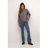 Schipperstruien - Effen - Knitwear - Geribbelde Kraag - Lange Mouw