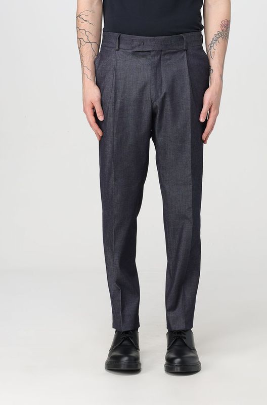 Karl Lagerfeld, Heren, Broeken, Blauw, Maat: 2XL Katoen,