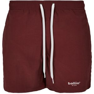 Ballin Est. 2013 Zwembroeken Small Logo Zwembroek Rood - Maat M