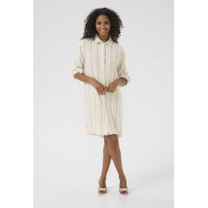 Overhemd met lang mouwen Loose fit Chalk / Chinchilla Stripe beige