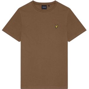 Lyle & Scott Heren Pique T-shirt (Bruin)