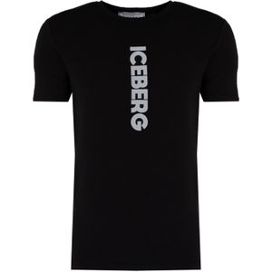 Iceberg - T-Shirt C-Neck - Zwart - Mannen